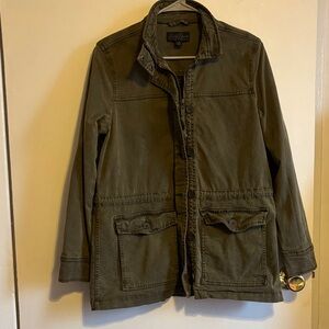 Lucky Brand Military Style Olive Jacket